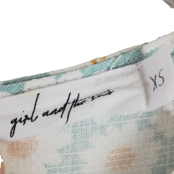 Girl and the Sun Daisy Chain Mini Dress Sz XS - Picture 8 of 9